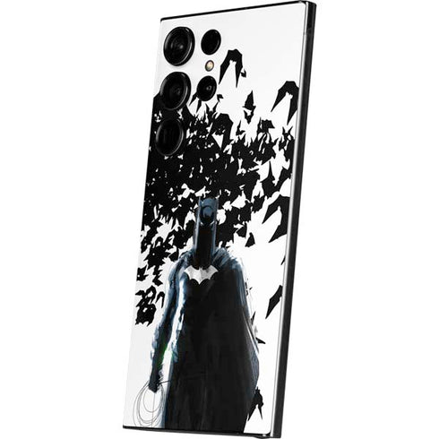 DC Comics Batman Holding batarang Art Galaxy S25 Ultra Skin